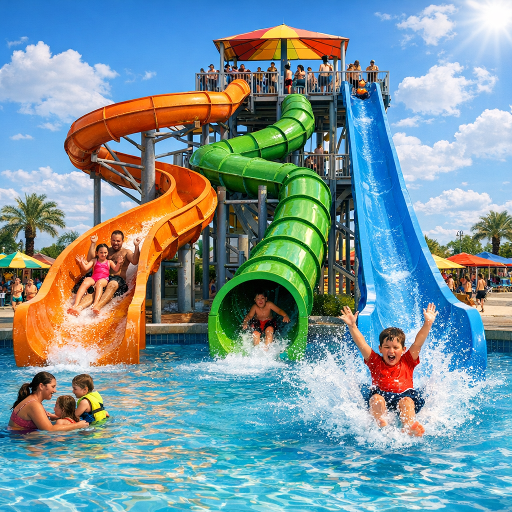 Palmdale’s DryTown Water Park Unveils Exciting New Slide Tower